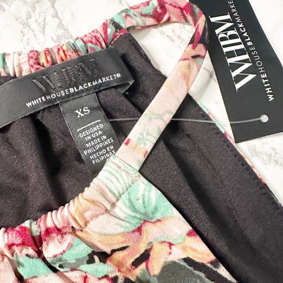 White House Black Market Floral Halter Top - Picture 5 of 9